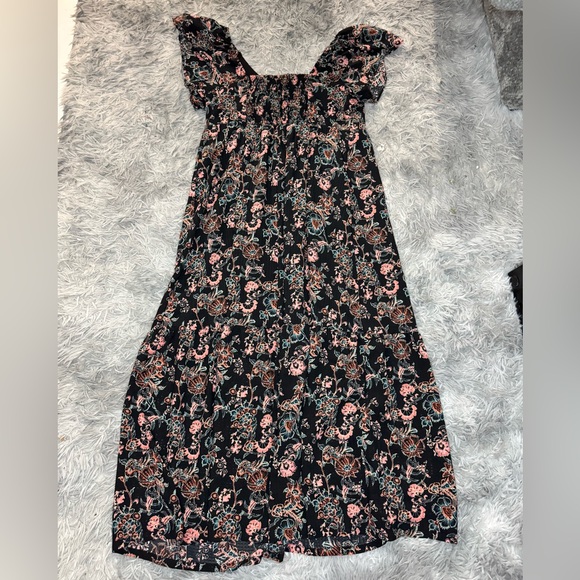 Universal Thread Floral Smocked Midi Dress - Multicolor Size Large NWT - Picture 5 of 5